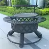Parrilla de Barbacoa para Exteriores para Uso en Casa en Interiores, Parrilla de Barbacoa para Exteriores, Set de Carbón Calefactor para Hoguera de Patio