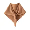 Bufanda Pequeña Triangular 100% Cachemira Pura para Mujer, Bufanda de Cuello Tejida, Calentador de Cuello, Chal Nuevo de Otoño e Invierno, Bufanda de Abrigo, Venta al por Mayor