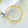 Pulseira Fina Minimalista Estilo Nicho Inspirada em Bambu Simples para Mulheres, Pulseira Articulada de Bambu 18K Elegante e da Moda, Joias de Amizade Atacado