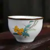 Caneca Jianzhan da Fornalha Ru Caneca de Chá Caneca para Degustação de Chá Padrão Rachado Pode Ser Cultivado Caneca Única Caneca do Anfitrião Tigela de Chá Caneca de Chá Gongfu Presente de Festival