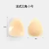 Almofadas de Silicone para Seios de Bikini Autoadesivas Invisíveis Sólidas para Mulheres, Anti-Queda, Reunião, Triangulares Antiderrapantes