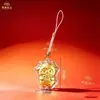 Corrente para Celular Pingente de Dinheiro Imediato Ouro Folha de Ouro Imitação Chaveiro Pônei Desenho Animado Cartão Pequeno Presente Saudações de Ano Novo
