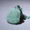 2020 novo pingente de jade Ping An corrente de contas esféricas colar de peixe anual feminino corrente de suéter Bodhisattva atacado