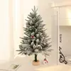 Decoración Navideña Árbol de Navidad Hogar Pequeños Adornos Encriptados DIY Hechos a Mano Estilo Ins Set Escena de Regalo Arreglo