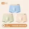 Roupa íntima infantil para meninos, algodão puro, algodão Classe A, para período de desenvolvimento, idades 10-15, estilo fino de verão, para adolescentes e meninos mais velhos