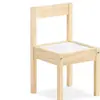 Juego de Mesa y Sillas Infantiles de Madera Maciza, Juego de Escritorio y Silla Sencillo para Estudiar, Escritorio Individual, Escritorio Infantil para Escribir, Escritorio de Madera para Computadora