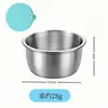 Molheira de aço inoxidável 304 transfronteiriça com tampa de silicone à prova de vazamentos, adequada para culinária ocidental, pimenta do reino, molho de tomate e temperos