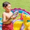 Alberca Intex 57135 con Forma de Dinosaurio, Tobogán y Aspersor de Agua, Adecuada para Familias en el Sudeste Asiático