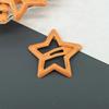 Pasador de color dopamina para niña, tarjeta para el pelo de estrella de cinco puntas para niños, pin BB de color caramelo, clip para accesorios de pelo de color macarrón