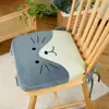 Cadeira Estilo Japonês de Espuma de Memória Almofada de Pelúcia Almofada para Assento de Bumbum Cadeira de Jantar Cartoon de Escritório Almofada para Assento de Longa Duração para Estudantes Assento Antiderrapante