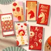 2026 Año del Caballo Dibujo Animado Panda Sobre Rojo Grande Personalizado Creativo Año Nuevo Sobre de Dinero de la Suerte Alto Nivel Diseño del Zodiaco