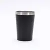 Vaso de leche pequeño de acero inoxidable 304 estilo Foreign Trade Ins, taza de café de doble capa con sublimación, taza de agua portátil con aislamiento térmico para bebidas frías.