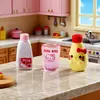 Micro Paisagem Criativa Fofa Gatinho Animal de Cozinha Caixa Surpresa Decoração Acessórios Mesa de Escritório Mini Enfeites