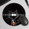 Lama de Diatomáceas Animal de Estimação Fofo Gatinho Mouse Pad Estilo Ins Escritório Mouse Pad Redondo Antiderrapante Tapete Absorvente