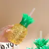 Tazas de Paja Serie Frutas de Verano Se Pueden Personalizar Según la Imagen, Soporte para Diseño Personalizado de Vasos de Plástico de Forma Especial para Publicidad y Promoción