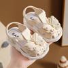 Sandalias para niñas, novedad de verano 2023, antideslizantes, de suela suave, para niñas pequeñas, zapatos de playa de princesa.
