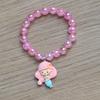 Nova pulseira de contas de cristal de imitação Pulseira Arco-Íris para Crianças pulseira de concha pulseira de cauda de sereia pulseira de borboleta pulseira infantil