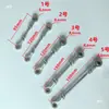 Cigüeñal del motor brazo oscilante junta universal conector de eje ojo de pez piezas de máquina alternativa brazo oscilante telescópico eje excéntrico manivela