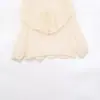 Ropa de Mujer Transfronteriza Verano 2026 Estilo Europeo y Americano Moda Francesa Camisa de Manga Larga Decorativa en Capas de Encaje con Cuello en V para Mujer B22617