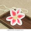 16cm 3D Goma Suave Cabeza de Flor Grande de Lirio Lavanda Decoración al por Mayor Decoración de Recuerdo Cabeza de Flor Flor para Zapato Flor para Sombrero Accesorios de Flor