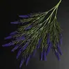 Flor artificial transfronteriza flor de lavanda artificial flor de espiga de trigo planta de jardín exterior decoración de pared de ingeniería de bodas material de arreglo floral