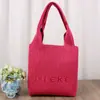 Nova Bolsa Estampada com Letras para Mulheres 2026, Bolsa Transversal, Bolsa de Tricô Fly-Knit, Bolsa de Ombro de Grande Capacidade, Mochila, Bolsa Transversal, Portátil