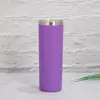 Comércio Exterior Venda Quente Aço Inoxidável 20oz Corpo Reto Copo Portátil Isolado Copo de Carro a Vácuo Copo Emagrecedor Simples Atacado