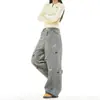 Jeans bordados para mujer estilo retro americano, con divertido estampado de perros, nueva colección de verano, de cintura alta, adelgazantes, de pierna recta, de pierna ancha, pantalones de largo hasta el suelo