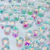Rhinestones Grandes en Forma de Abanico, Rhinestones Redondos de Fondo Plano, Decoraciones para Uñas, Brillantes Cristales de Vidrio de Colores para Uñas, Venta al por Mayor para Uñas Postizas