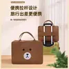 Bolsa de Viaje de Dibujos Animados, Bolso de Mano de Almacenamiento, Bolsa de Equipaje Infantil de Gran Capacidad, Maleta con Ruedas, Bolsa de Fieltro, Ligera