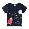 Roupa infantil atacado verão infantil manga curta meninos e meninas camiseta para usar por baixo bebê desenho animado camisa meia manga uma geração de cabelo