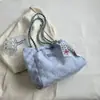 Bolsa Nueva de Gran Capacidad para Otoño e Invierno para Mujer, Bolso de Hombro de Lona Versátil y Casual, Bolsa Tote de Alta Calidad para el Trabajo