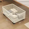 Caja de almacenamiento bajo cama plana extraíble mueble de TV bajo estante sofá bajo con ruedas caja de almacenamiento de zapatos