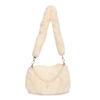 Bolso de Peluche para Mujer Gran Capacidad 2024 Nueva Moda Otoño e Invierno Bolso de Hombro Cruzado Bolso Esponjoso de Moda Casual
