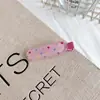 Pinza para flequillo, pinza para el flequillo, pinza de pico de pato, accesorio para el cabello, pinza para el cabello ovalada de gelatina dulce, pinza para maquillaje de mujer, pinza lateral