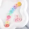 14*20 Cadena Acrílica para Maleta Tacto Suave Pintura de Goma Anilla Abierta Cadena para Teléfono Móvil DIY Accesorios de Joyería