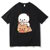 Camiseta Harajuku Estética Bubu y Dudu de Té de Burbujas para Hombres Mujeres