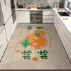 Tapete de Chão para Cozinha de Lama Diatomácea Cobertura Total Absorção de Água Secagem Rápida Antiderrapante Manchas Simples Resistente ao Desgaste Tapete Novo Estilo