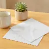Toallas blancas cuadradas de microfibra al por mayor, toallas cuadradas pequeñas en relieve, servilletas desechables para toallitas húmedas, toallas blancas pequeñas para hotel