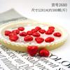 Directo de fábrica acrílico macarón corazón de amor 18 mm agujero recto accesorios de joyería DIY material de cuerda para pendientes