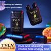 Varilla de energía refrescante TVLV de doble orificio transfronteriza, todo en inglés, sabor a menta y fruta, clase anti-somnolencia, esencial para conducir sobrio, varilla de aceite esencial
