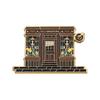Traje de Modelado de Habitación de Construcción Color Caramelo Creativo Insignia Metálica Divertido Libro de Caricaturas Carrito de Compras Broche Combinado