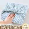 Lençóis de Elástico Estampados 100% Algodão Premium Xiangling, Lençóis de Elástico Estampados de Algodão Grosso, Lençol de Elástico Individual, Conjunto de Duas Peças, Conjunto de Três Peças