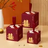 Caja de dulces para boda caja de dulces nueva para boda regalo hecho a mano bolsa de dulces portátil china caja de dulces especial para boda