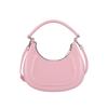 Bolso de Cadena con Textura de Concha de Color Sólido para Mujer 2025 Nuevo Moderno a la Moda Portátil Hombro Cruzado Venta al por Mayor