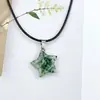 Cristal Natural Transfronteiriço Estrela Pequena 20mm Pingente Joia Brincos Decorativos Acessórios Colar de Estrela DIY Atacado