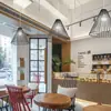 Araña nórdica posmoderna minimalista para restaurante, comedor, dormitorio, mesita de noche, lámparas creativas de una sola cabeza