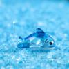 Adornos de micro paisajismo lindo animal de dibujos animados lindo tiburón travieso mundo marino jardinería accesorios de resina