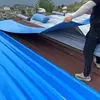 Teja de Acero Color Membrana Impermeabilizante Autoadhesiva Reparación de Fugas y Renovación de Tejas de Acero Color Aislamiento y Aislamiento Acústico Techo Membrana Impermeabilizante Autoadhesiva