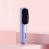 Peine para cabello liso inalámbrico transfronterizo nuevo con iones negativos que no daña el cabello, plancha para cabello portátil de carga lenta de doble propósito al por mayor